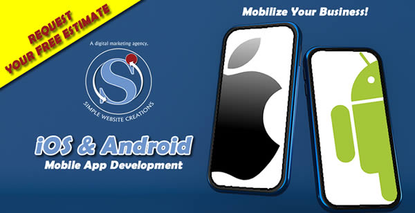 Mobile Application Development by Simple Website Creations.
