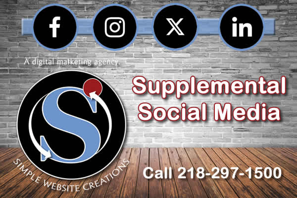 Supplemental Social Media by Simple Website Creations.