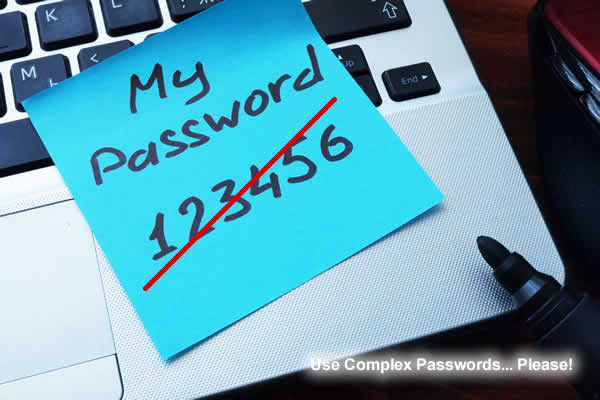 Keep CMS passwords updated and complex.