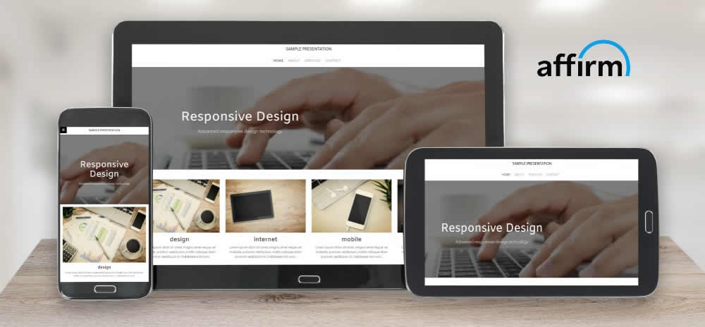 Get financing for your website project from Affirm with Quickbooks.