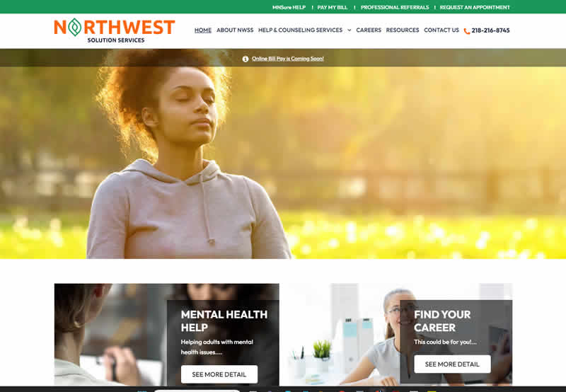 Websites for health and wellness organizations.