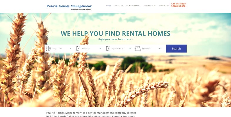 Websites for apartments and condos.